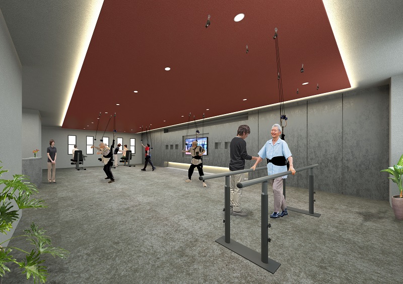 リハビリ特化型ディサービス　内装工事が進んでいます