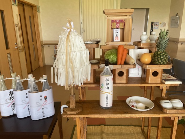 改修工事の神事を行いました